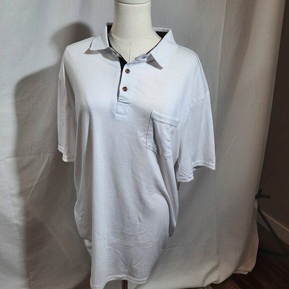 Angbater Men’s Classic Short Sleeve Polo Shirt - Picture 1 of 5